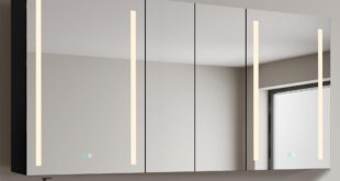 modern bathroom medicine cabinet with mirror