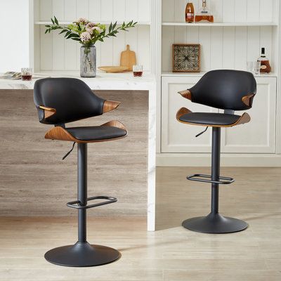 adjustable bar stools with arms