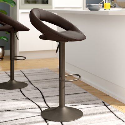 Height Adjustable Swivel Bar Stool