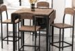 counter height drop leaf table