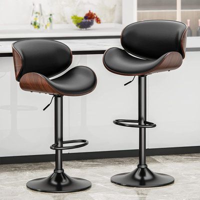 adjustable swivel bar stools with back