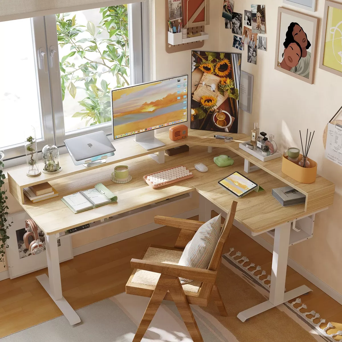 The Versatile and Functional L-Shaped Desk: A Must-Have for Your Home Office