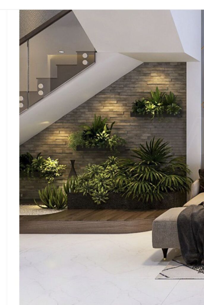 Plant Decor Ideas for Under the Stairs