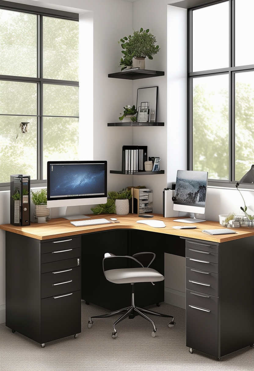 The Versatile Layout of an L-Shaped Desk