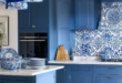 Blue Hues: Tiny Kitchen Design Ideas