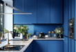 Stylishly Compact: Exploring Small Blue Kitchen Designs