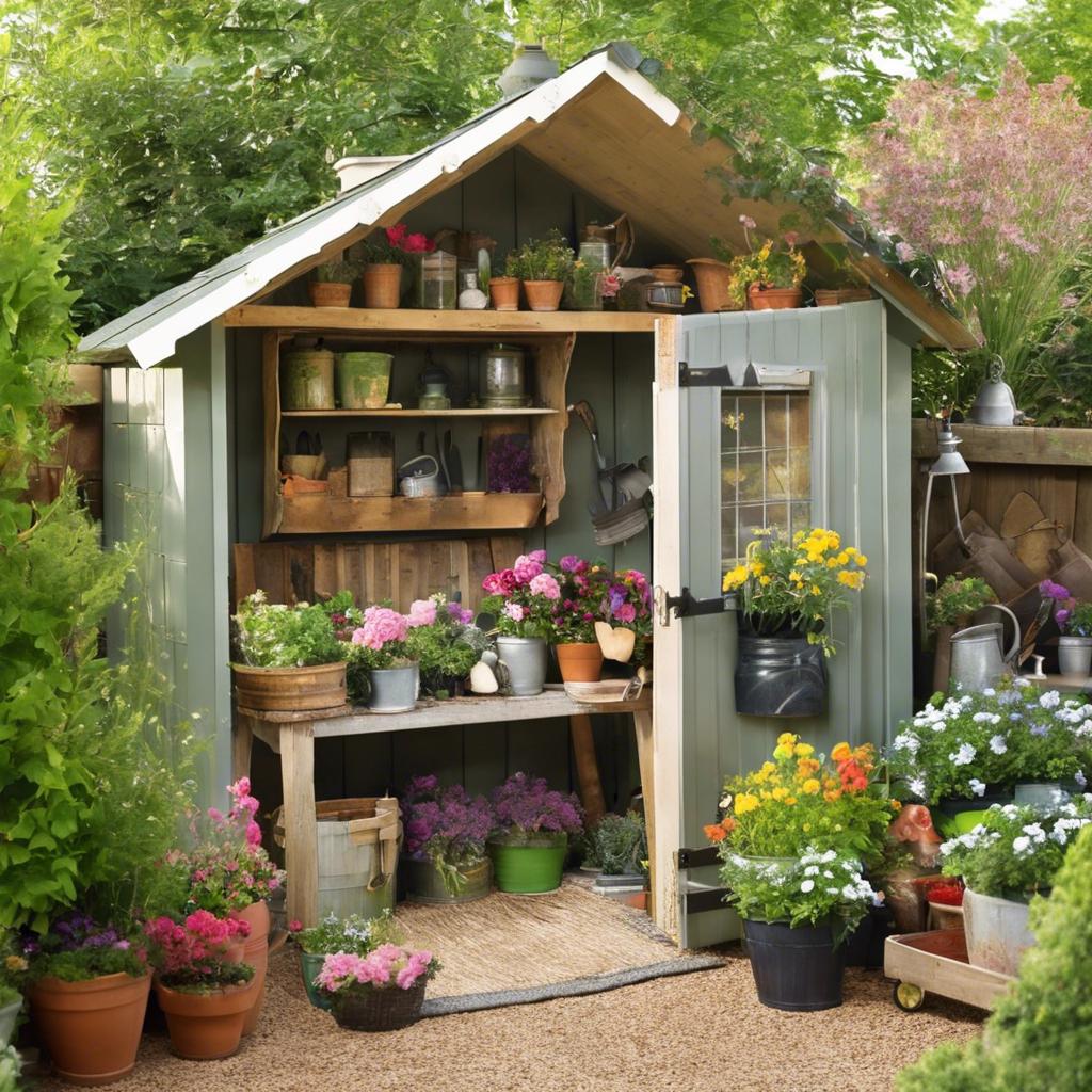 Adding a⁤ Touch of Elegance with Garden Shed‌ Décor