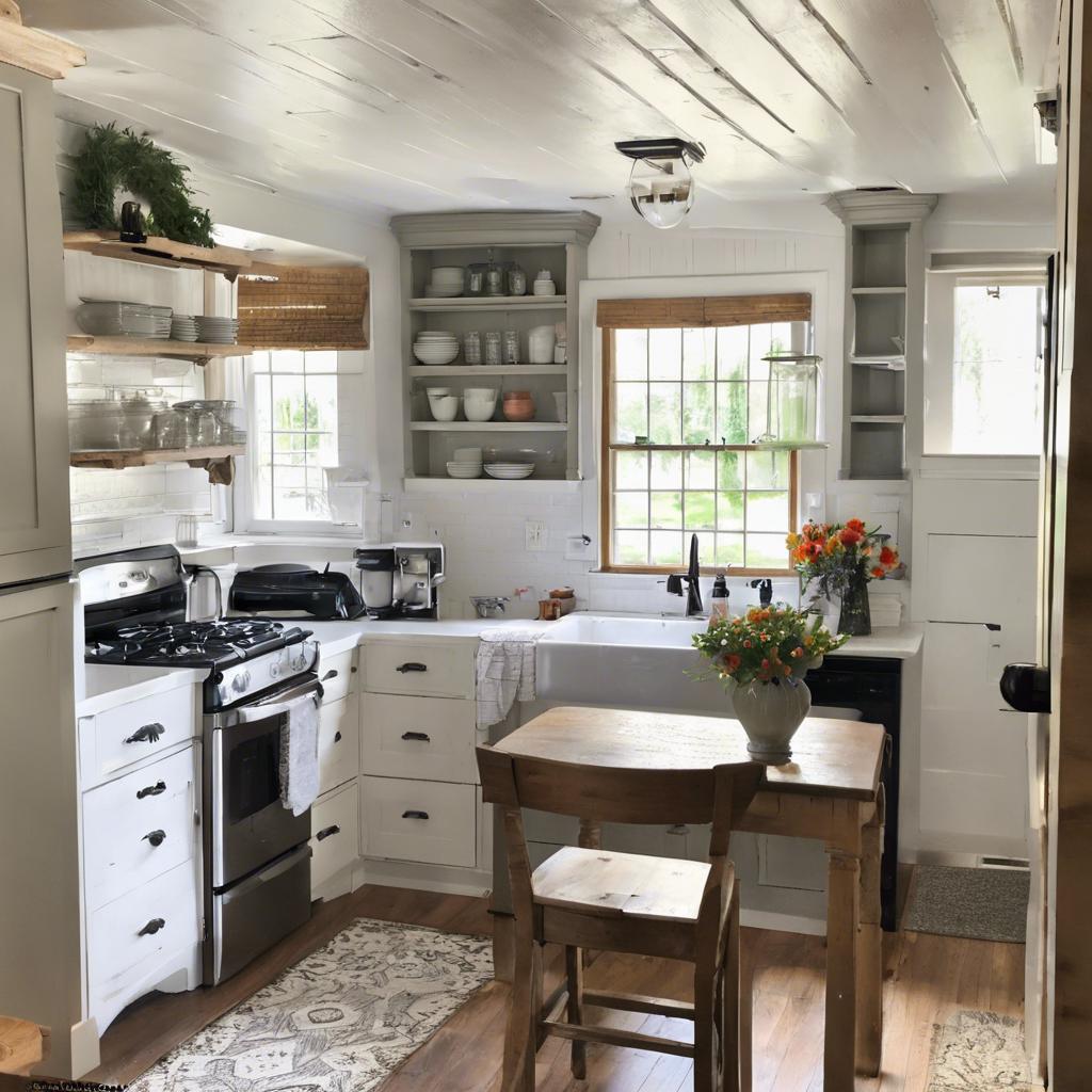 Creating a Functional Layout in a Small Farmhouse ⁤Kitchen