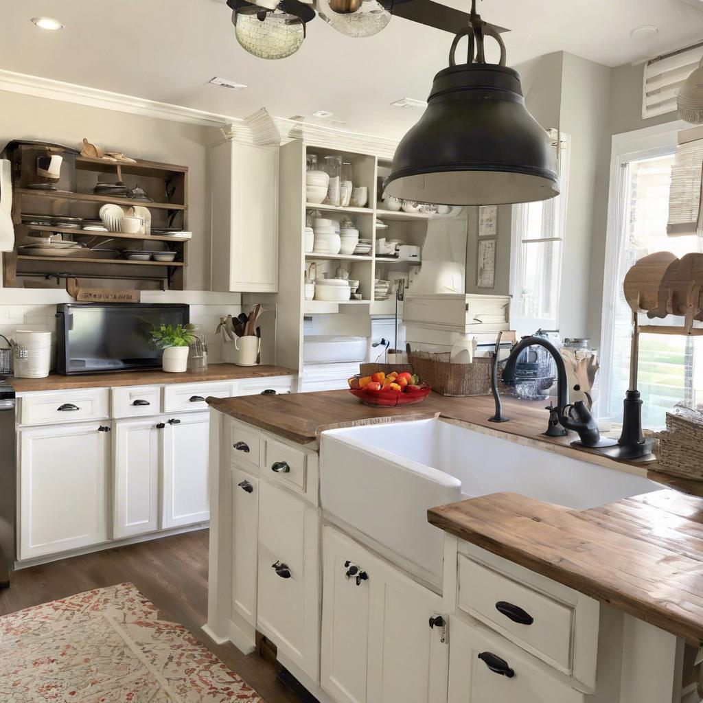 Creating Functional Work Zones in Your Farmhouse Kitchen