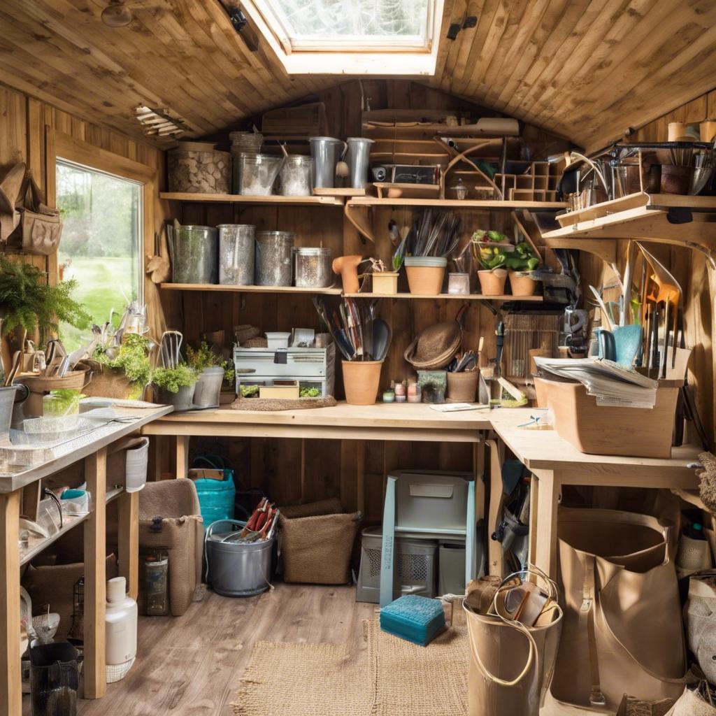 Creating an Organized Interior in Your Garden Shed