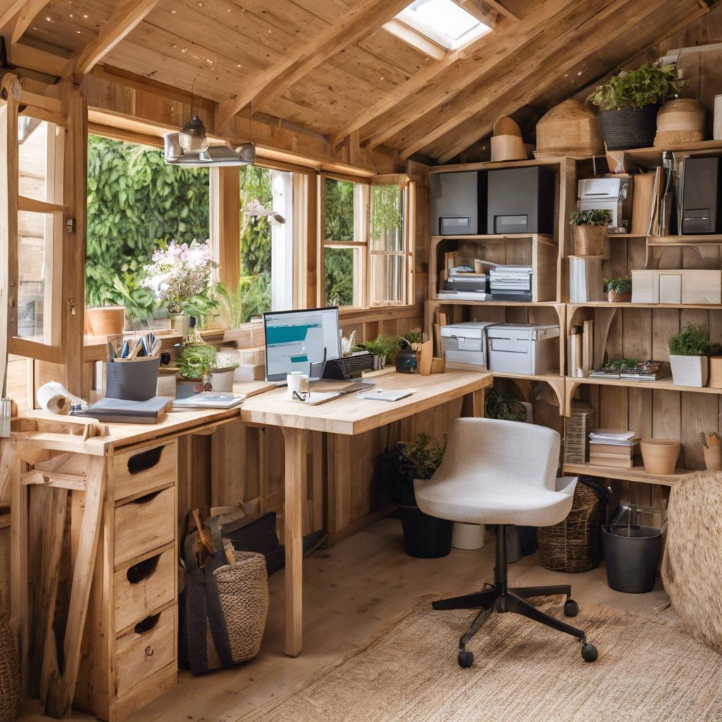 Creating an Outdoor Office in Your Garden Shed