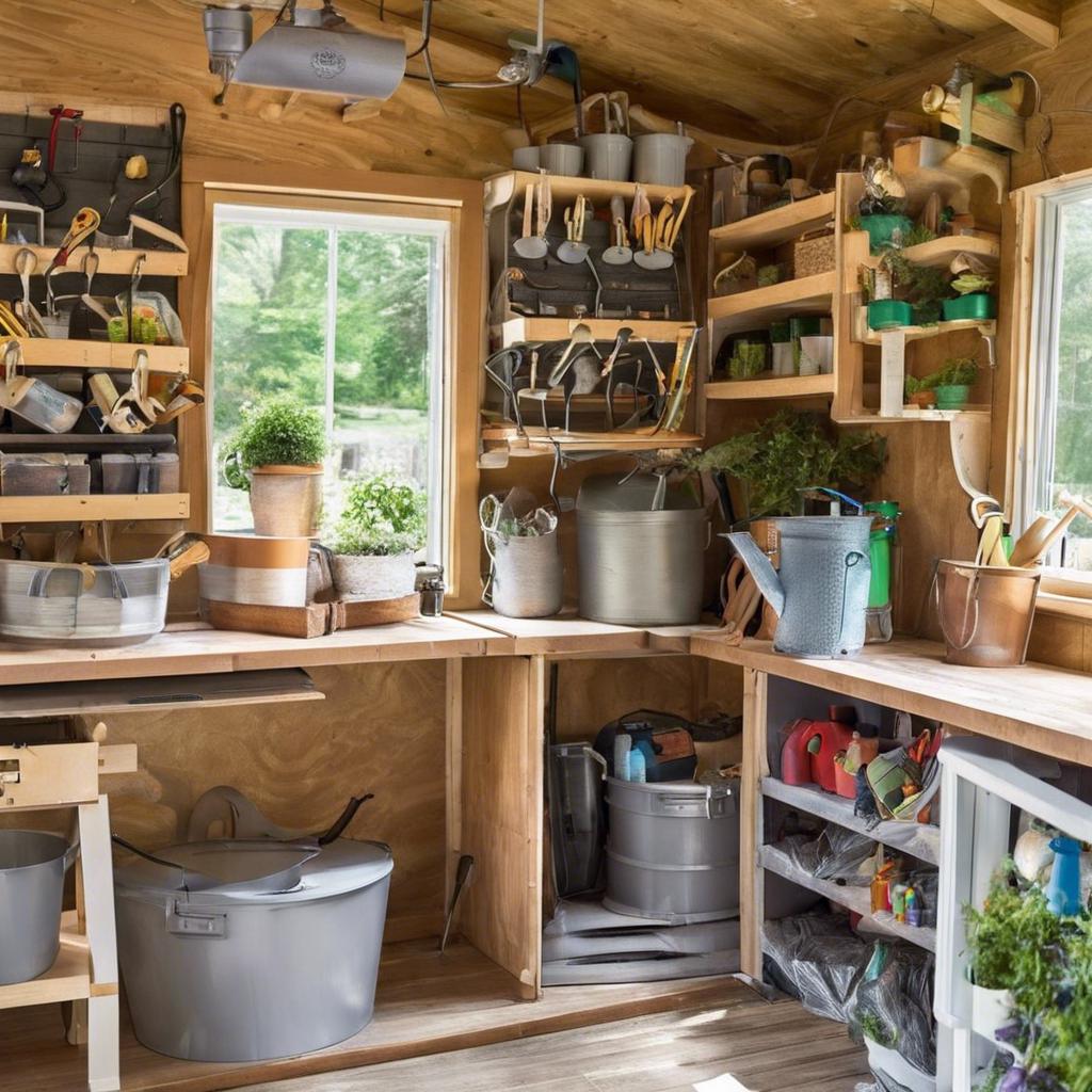 Creative Garden Shed Storage Solutions