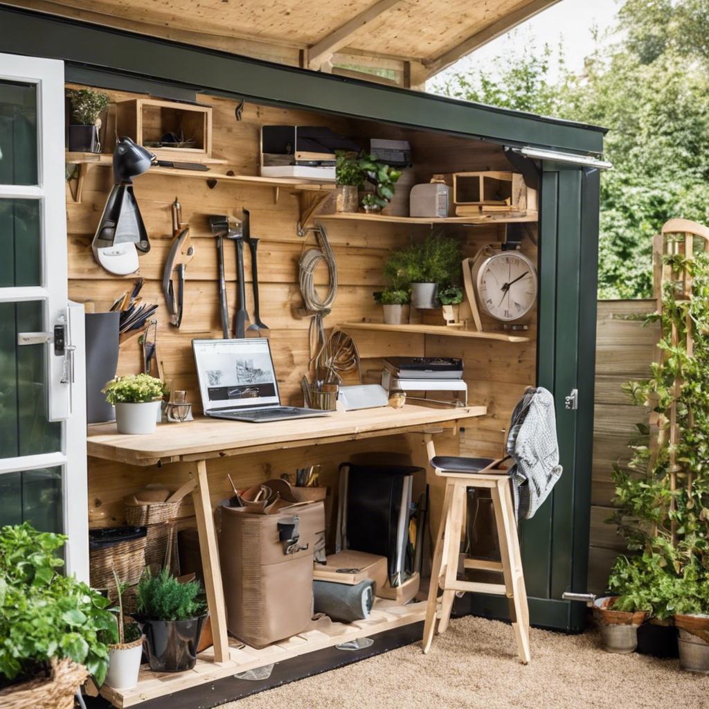 Furniture Ideas to Enhance Your Garden Shed Workspace