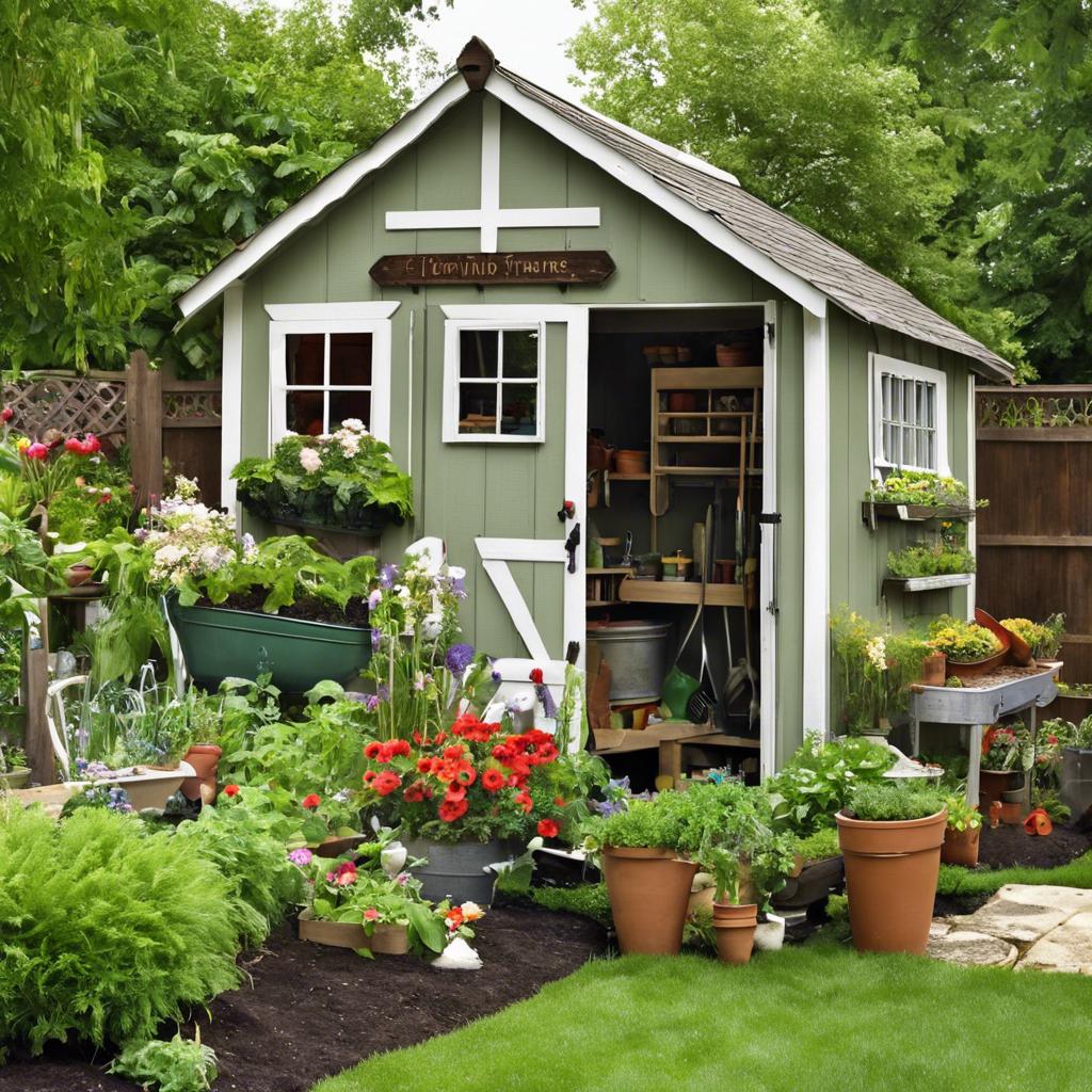 Garden Shed Gardening:​ Tips for ⁣a Green ‌Thumb