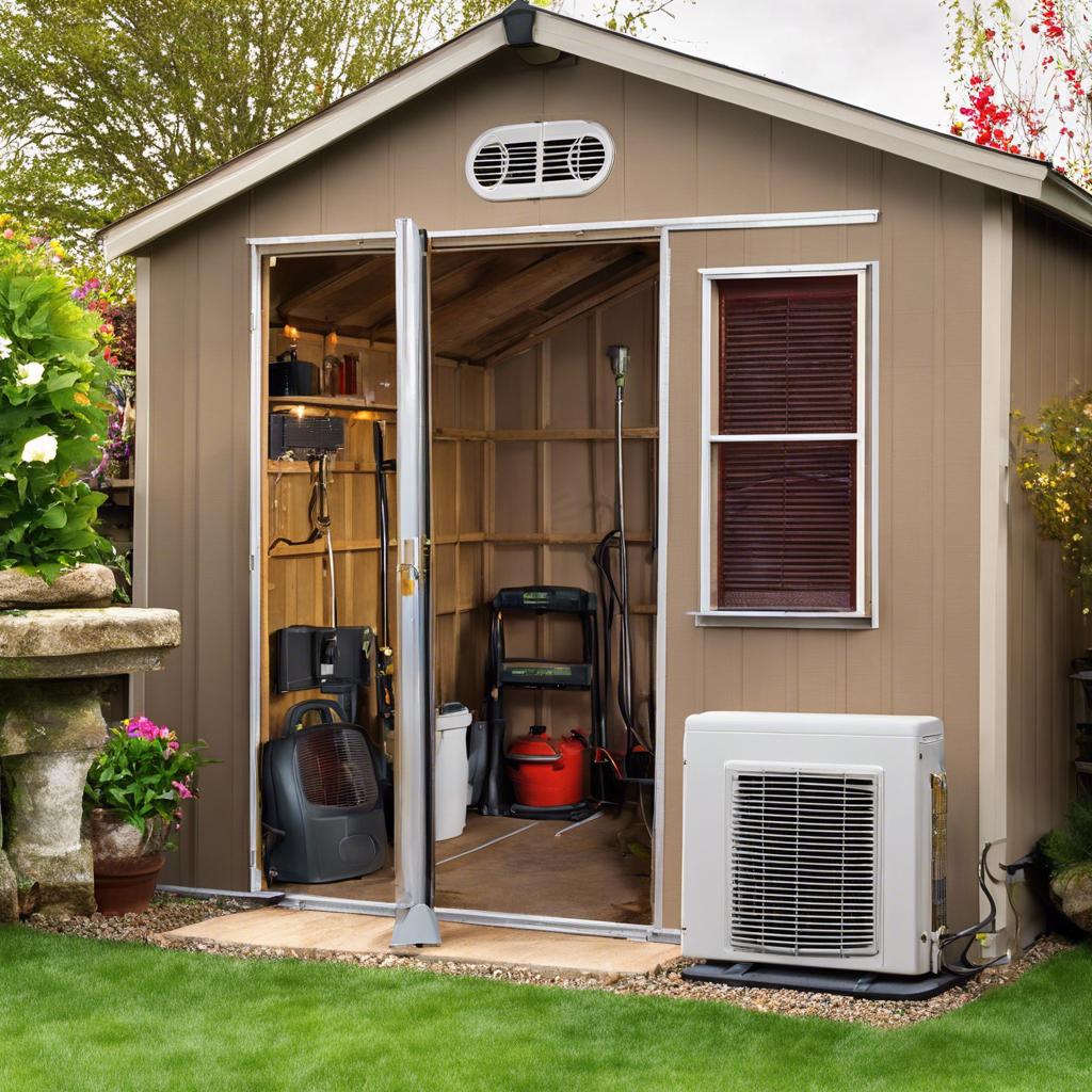 Garden Shed Heating ‌and Cooling Tips for Year-Round Comfort