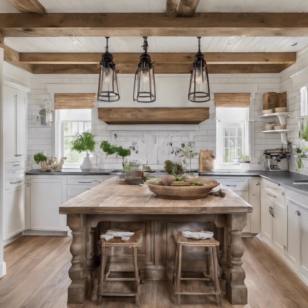 The Heartwarming Appeal of a Farmhouse Kitchen⁣ Island