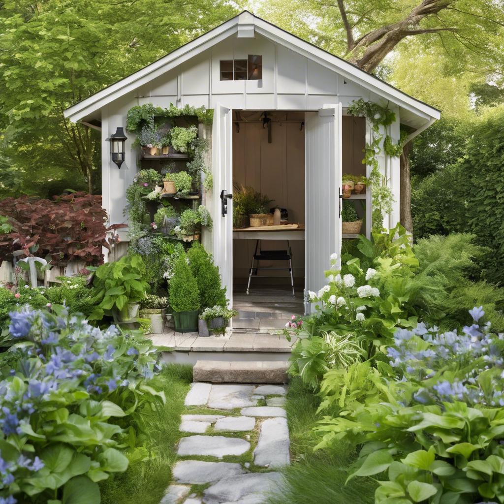 Incorporating Greenery: ⁢Garden ⁢Shed ‌Landscaping​ Ideas