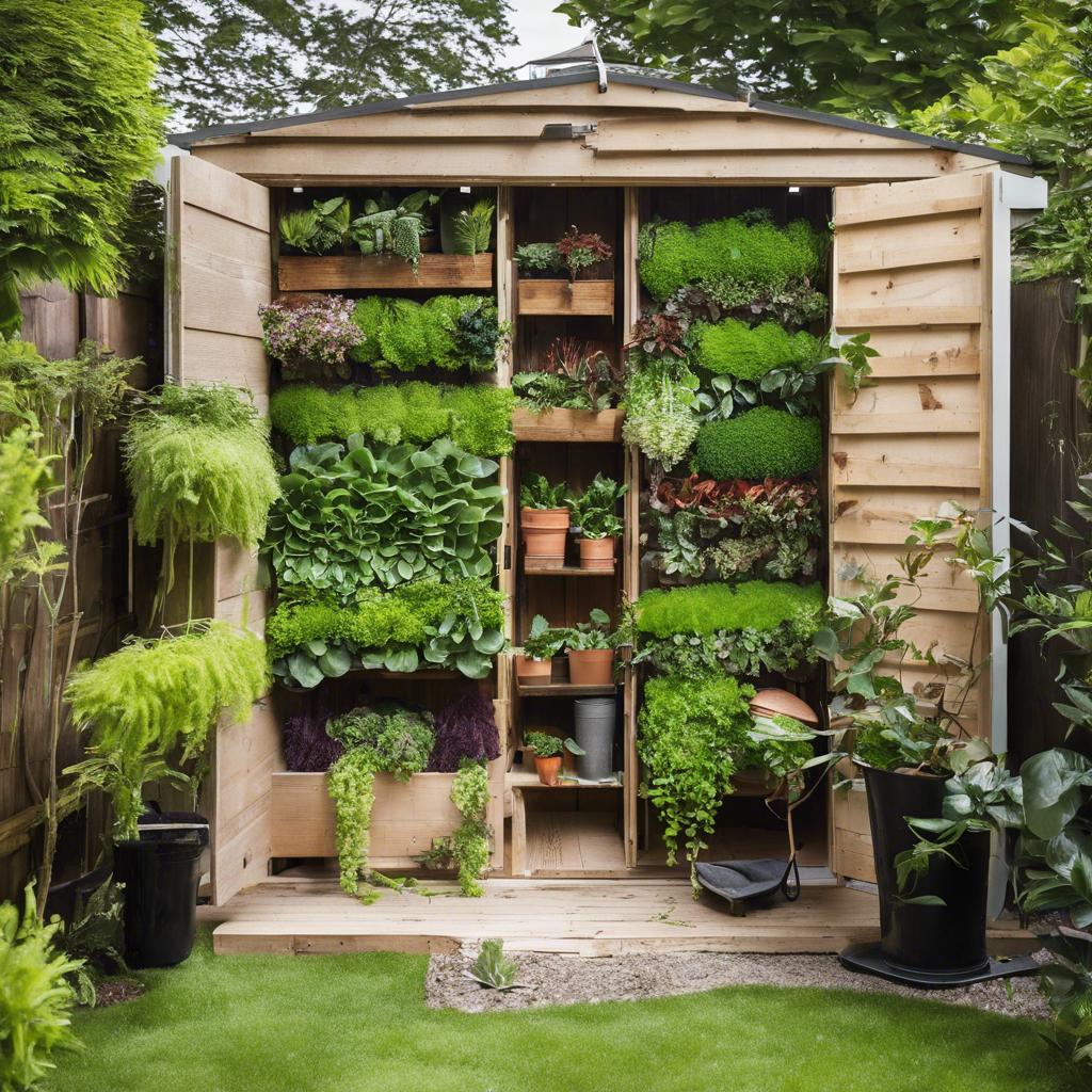 Incorporating⁢ Greenery with Garden Shed Vertical Gardens