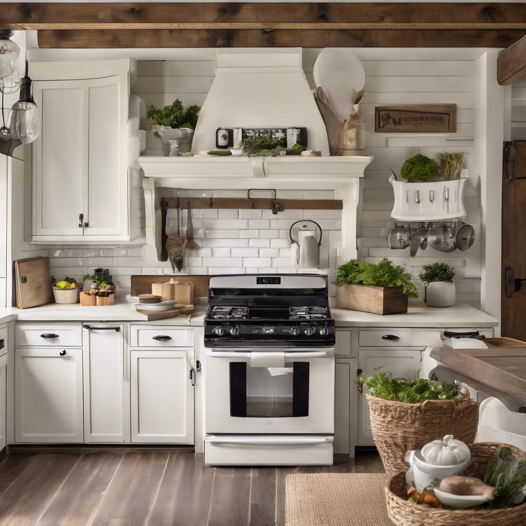 Incorporating Modern Appliances into a Farmhouse Kitchen