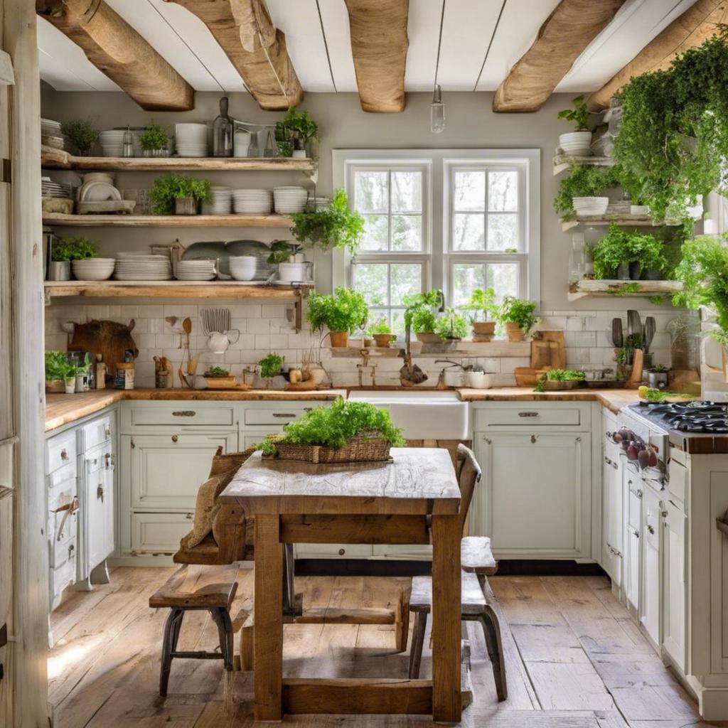 Integrating Nature and Greenery in Your Farmhouse Kitchen