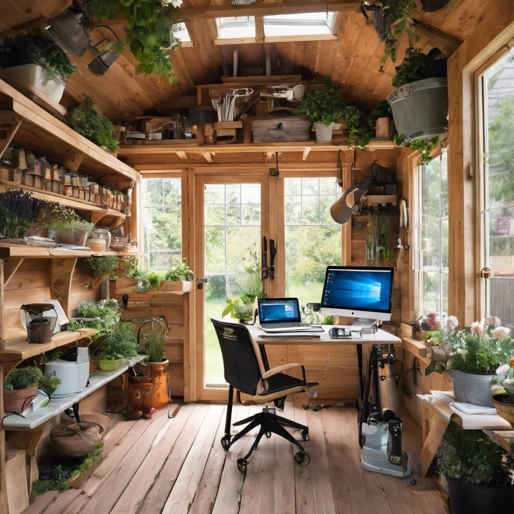 Integrating Technology in Your Garden Shed Setup