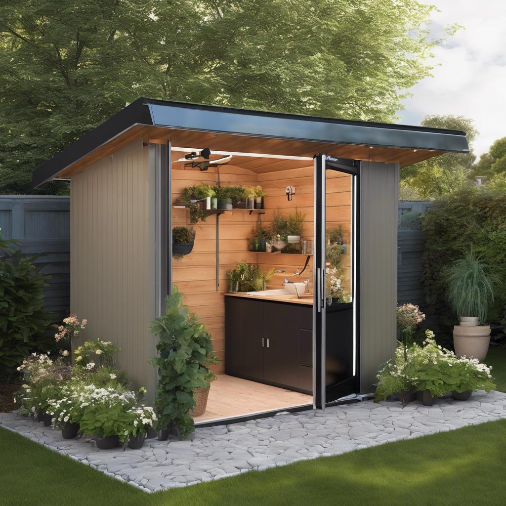 Integrating ⁣Technology for ‍a ‍Smart Garden Shed Experience