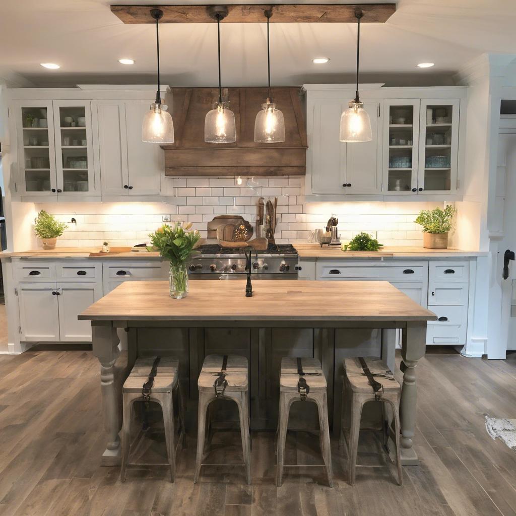 The Art of⁢ Layering Lighting in a Farmhouse Kitchen