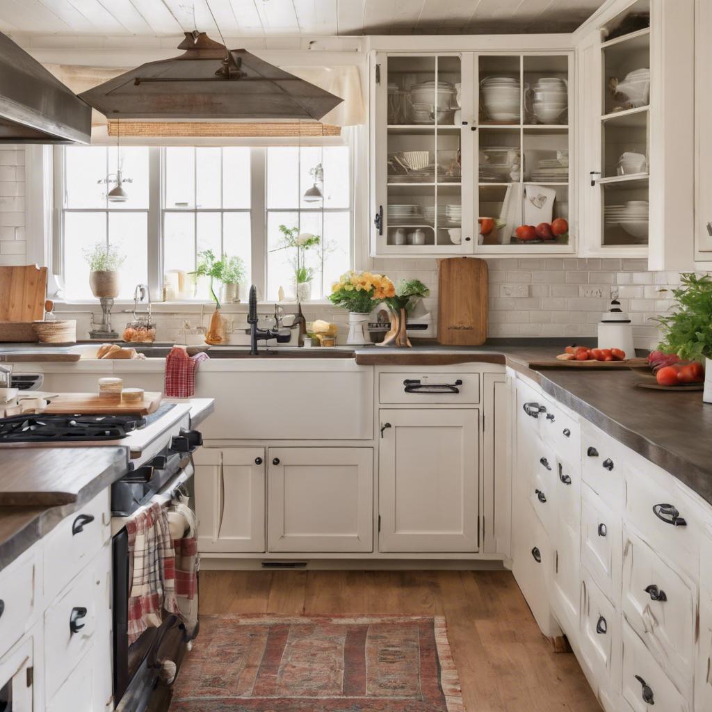 Maximizing Space in a Cozy Farmhouse Kitchen