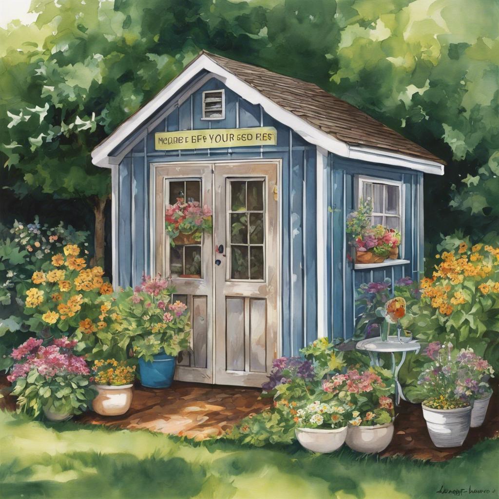 How to Personalize Your Garden⁢ Shed with‍ Unique Art