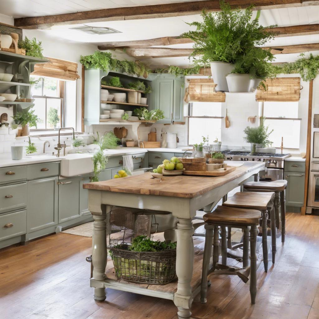 Refreshing Your ⁤Farmhouse Kitchen​ with Foliage