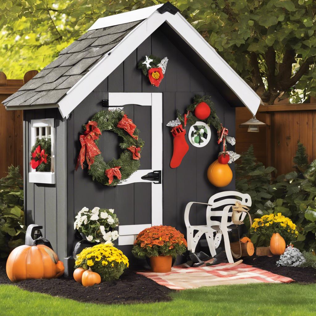 Seasonal Decorations to Personalize ⁢Your Garden Shed