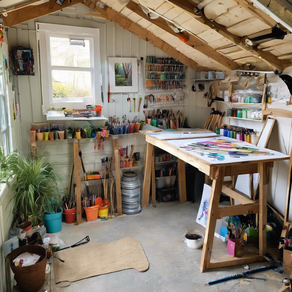 Transforming Your Garden Shed into an Art Studio