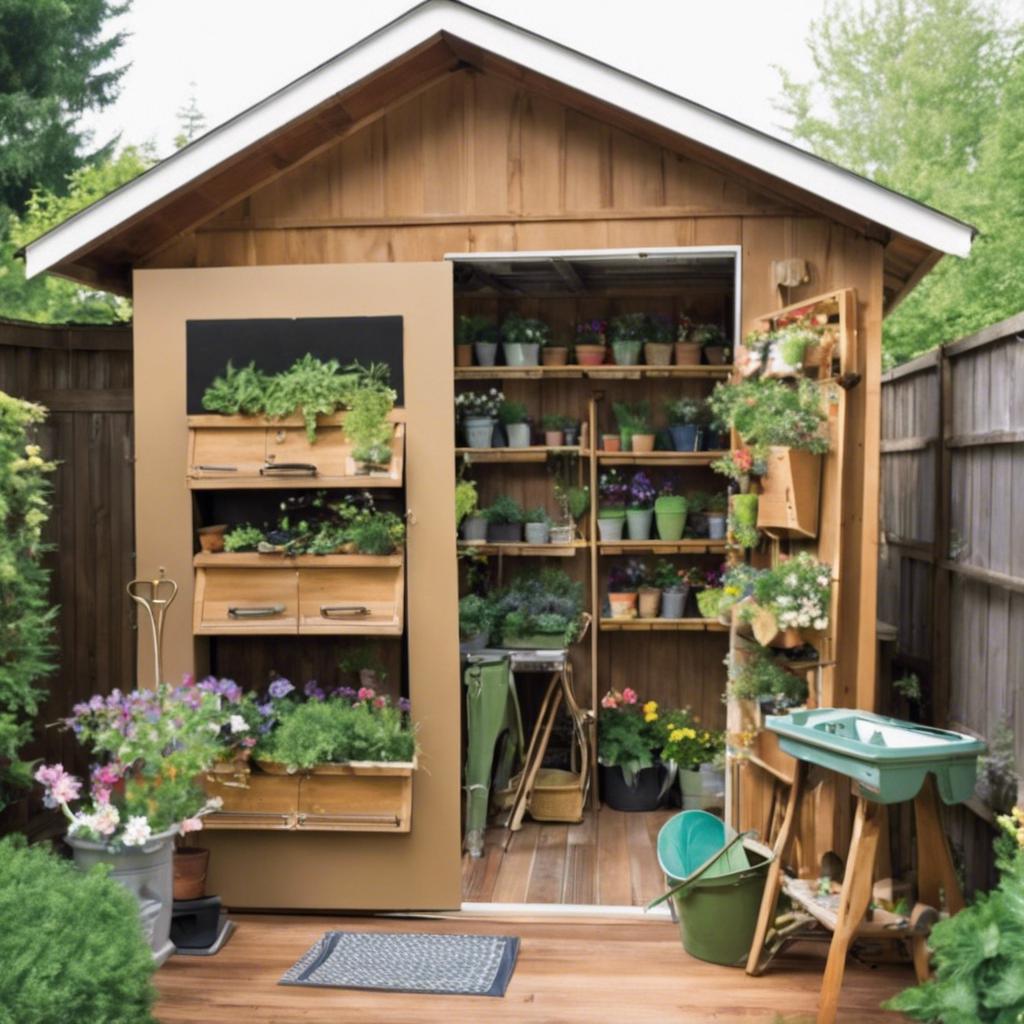 Utilizing ⁢Vertical Space in Your Garden Shed