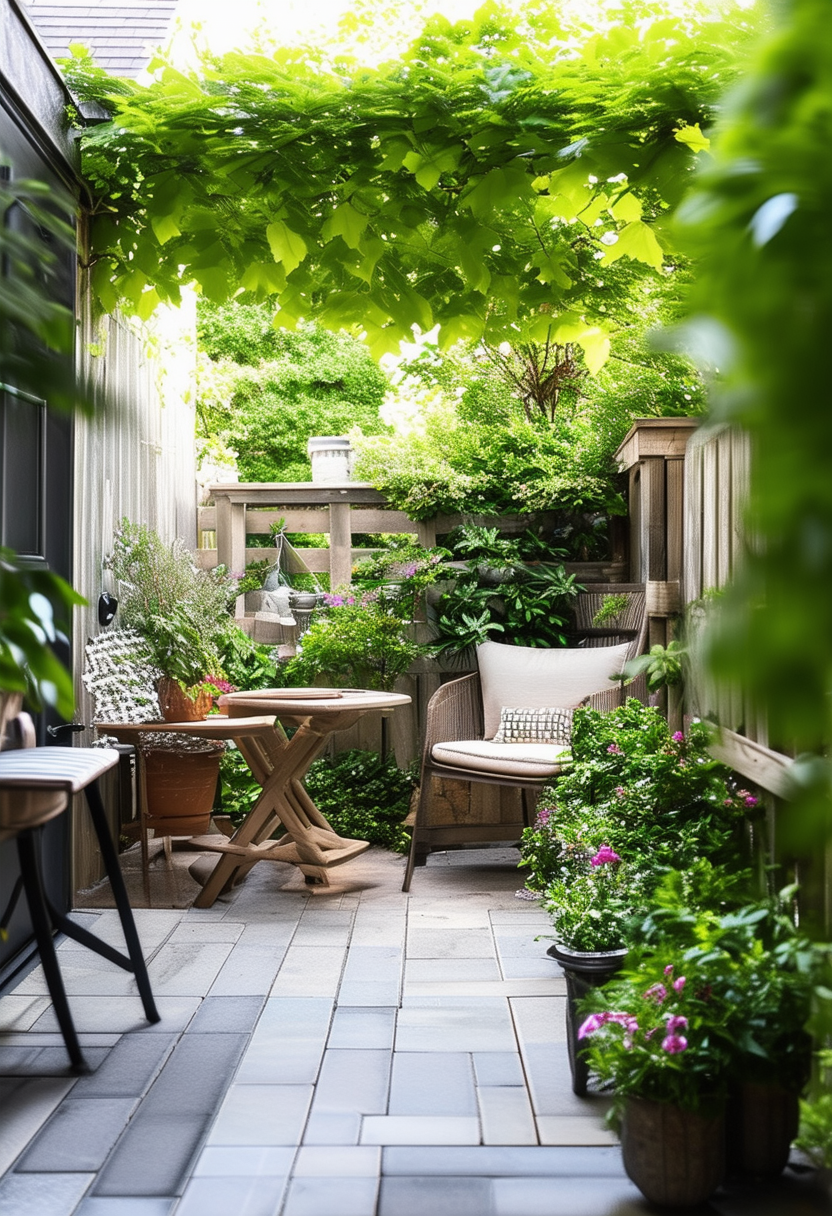 Creative Solutions for Small Patio Design: Turning Tiny Spaces into Outdoor Retreats