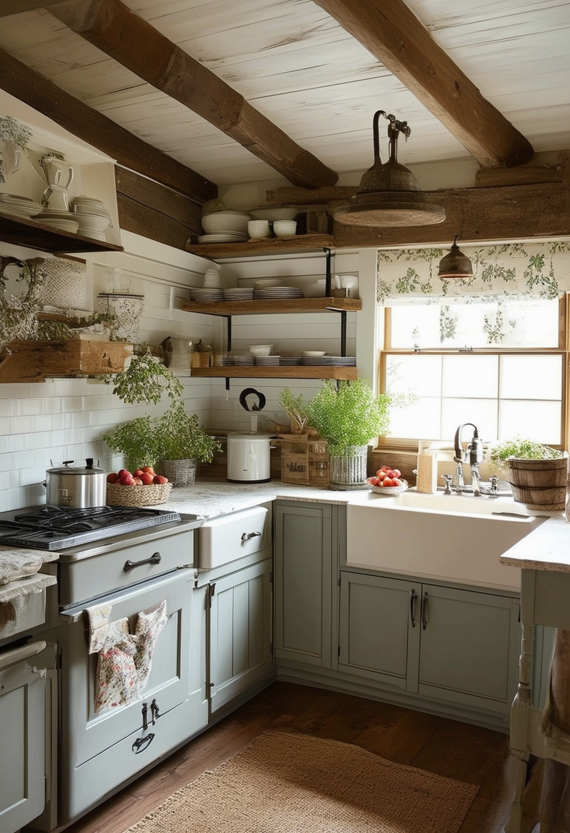 Serene and Stylish: Crafting Your Ideal Cottage Kitchen