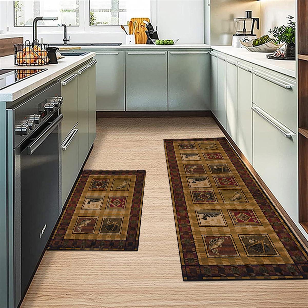 A vintage rug adds ‌warmth and character underfoot in your country kitchen