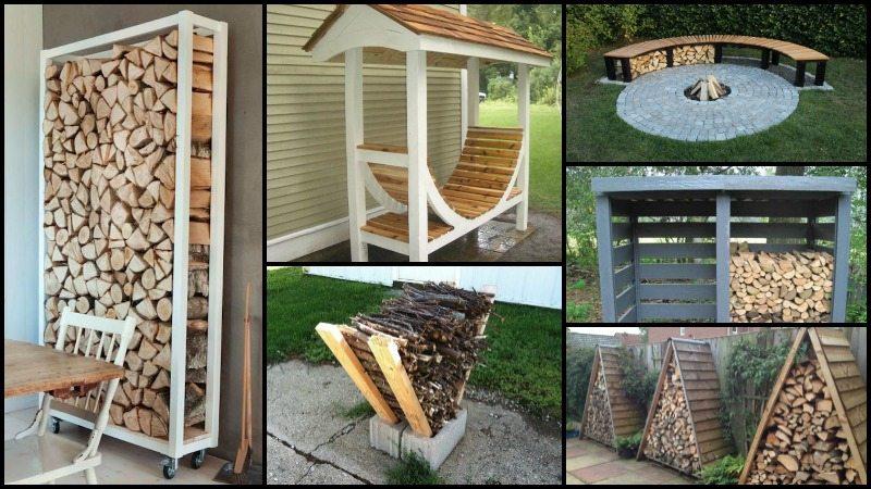 Incorporate a ⁣firewood storage area that​ doubles as a​ design feature