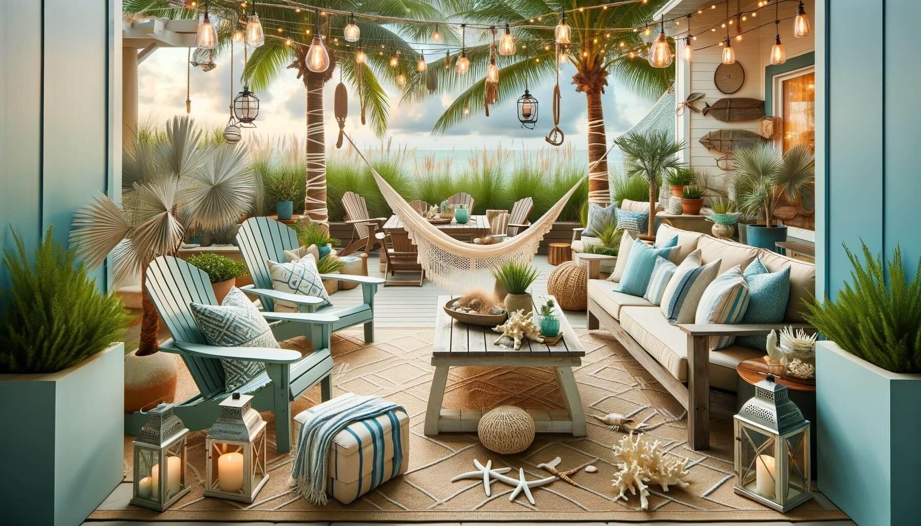 Coastal Inspirations: Use seaworthy colors and textures ⁣to create a beachy patio design vibe