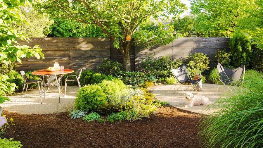 Create a pet-friendly area for your furry companions within your backyard design