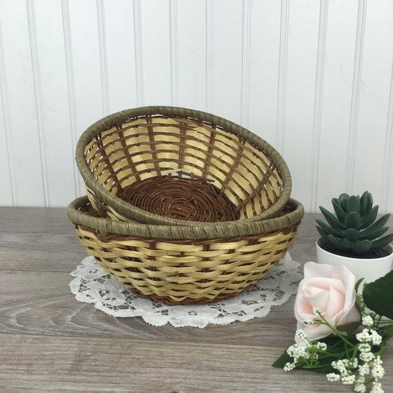 Charming wicker baskets for a touch of elegance in your country kitchen