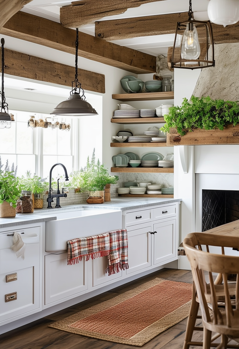 Essential Elements for the Perfect Farmhouse Kitchen