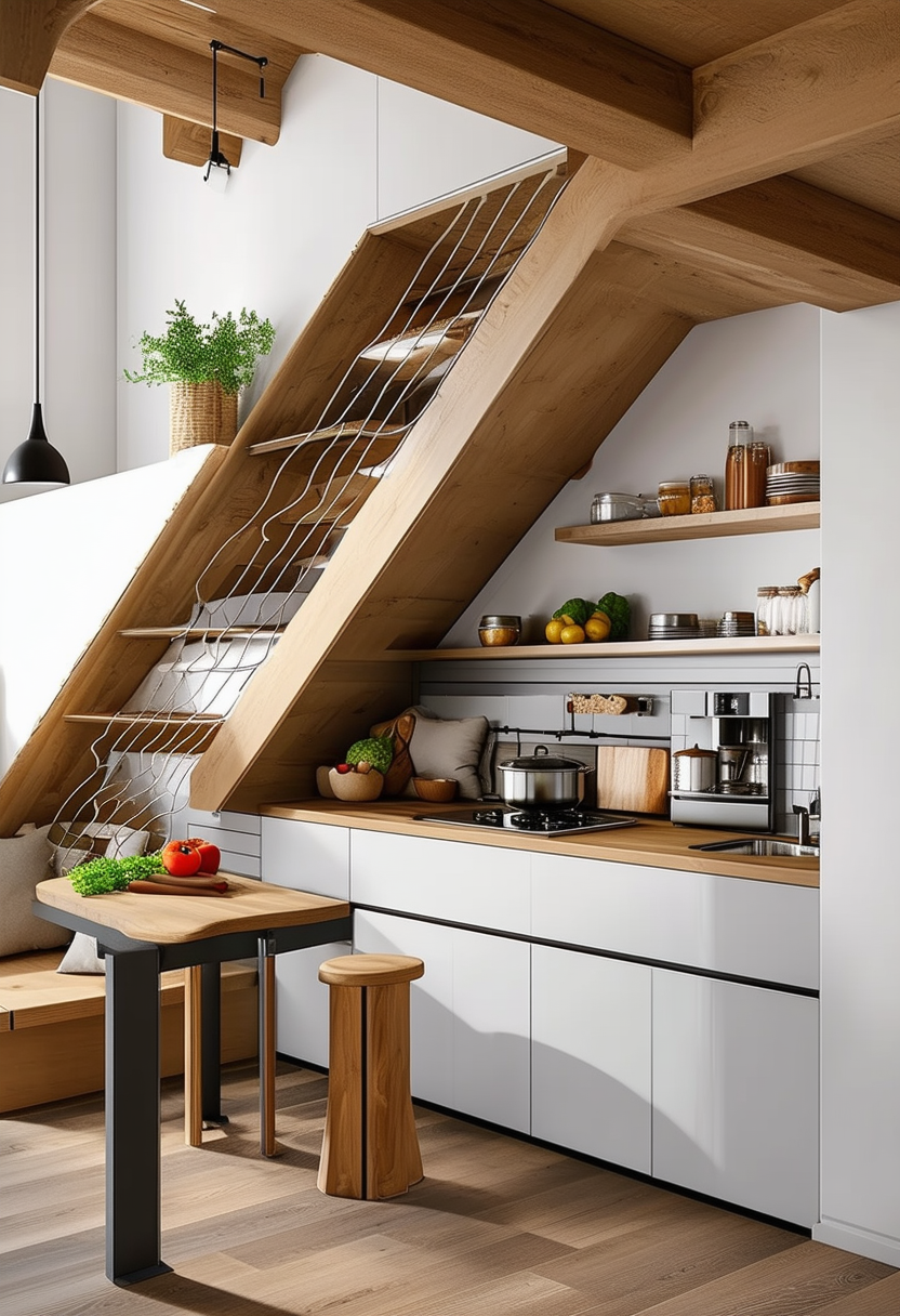 Inspiring Under Stairs Kitchen Ideas for Small Spaces