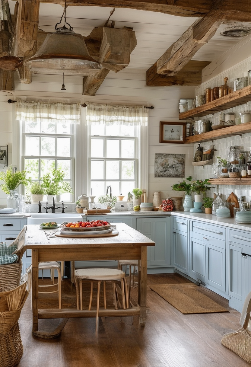 24 Charming Elements for Your Perfect Country Kitchen