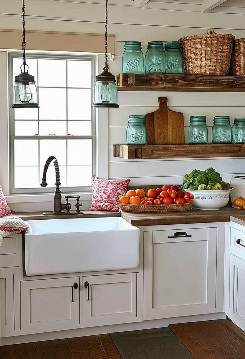 Charming Elements to Elevate Your Country Kitchen Style