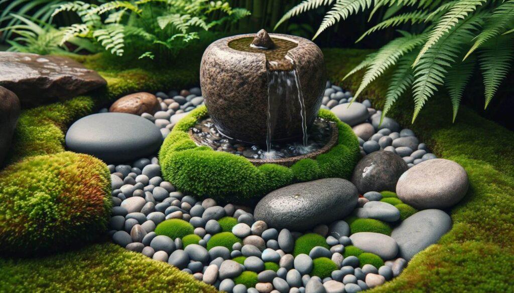 Zen garden elements: ⁤Create a calming patio design through minimalist stone and water features