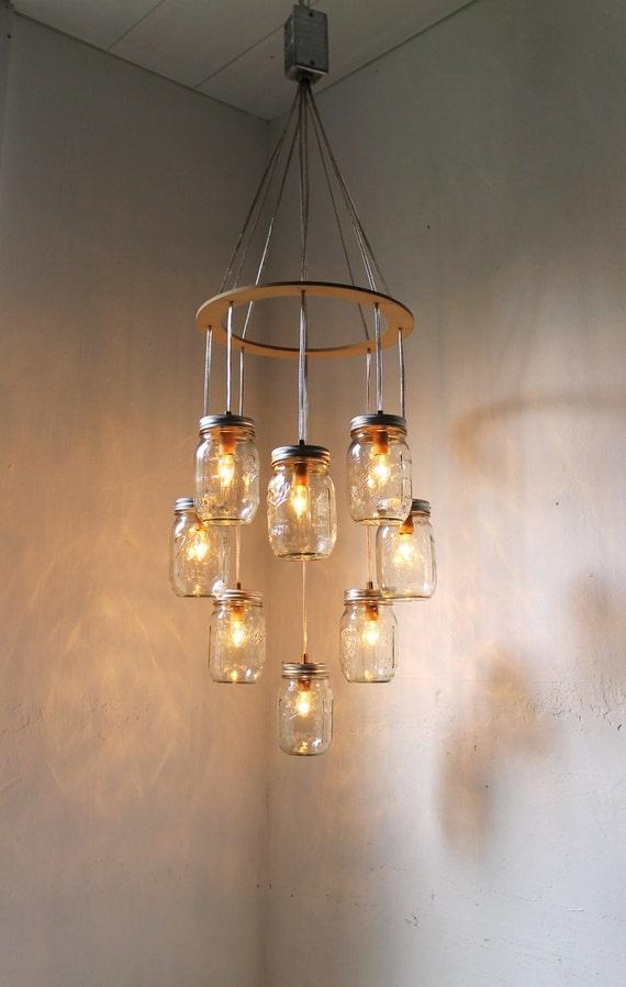 Mason ⁣jar lighting fixtures bring a⁣ touch of whimsy to a country kitchen