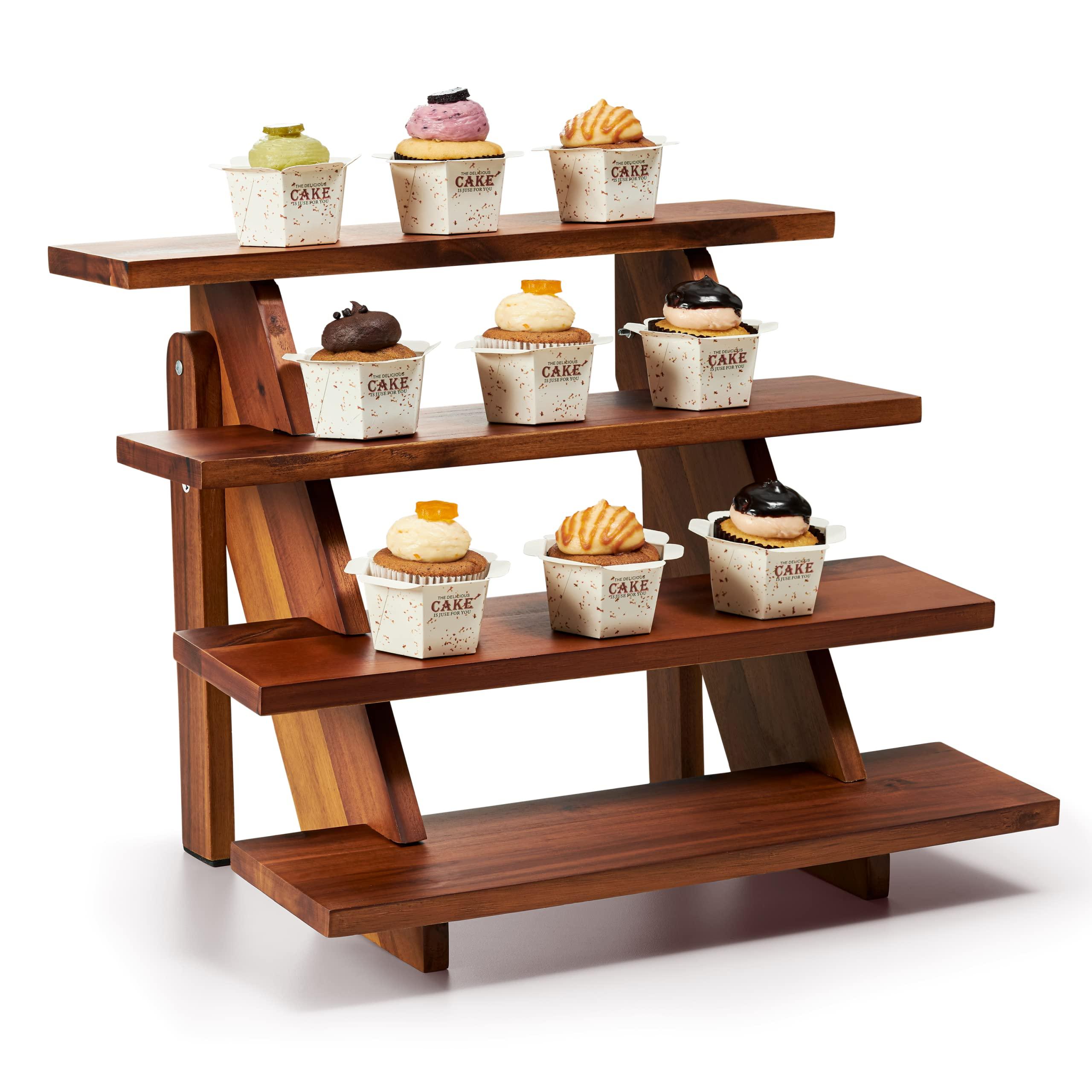 A charming cake stand for displaying delicious treats and timeless farmhouse elegance