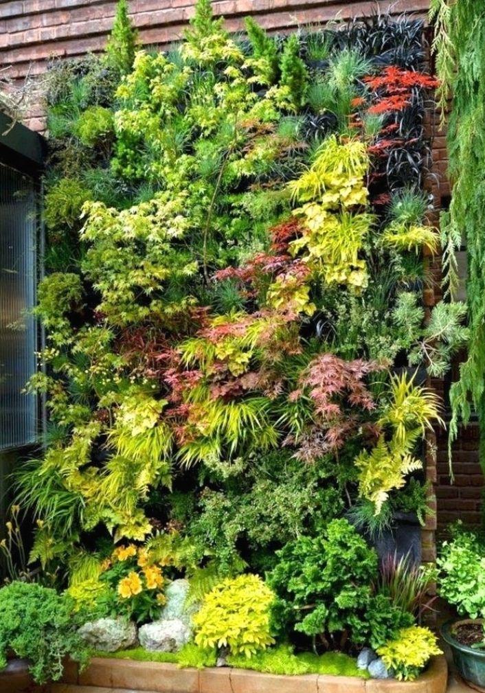 Add vertical gardens to maximize space in your front yard design