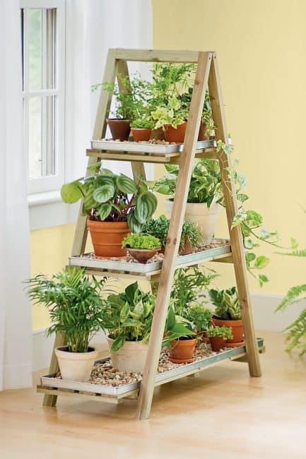 Create an under stairs kitchen herb garden for fresh flavors at your fingertips