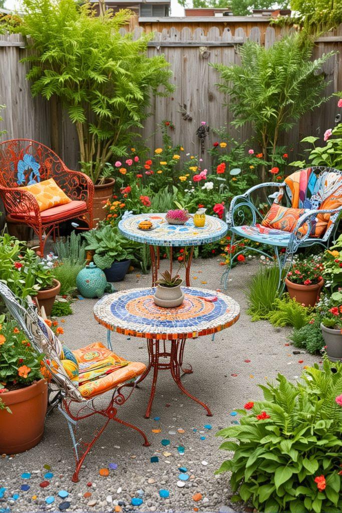 Experiment with colors and ⁤textures for a vibrant small patio design